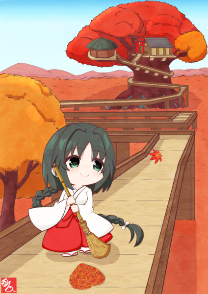 紅葉の海