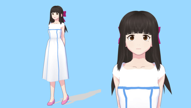 【ゲ謎MMD】たみ式龍賀沙代Ver1.01【モデル配布】