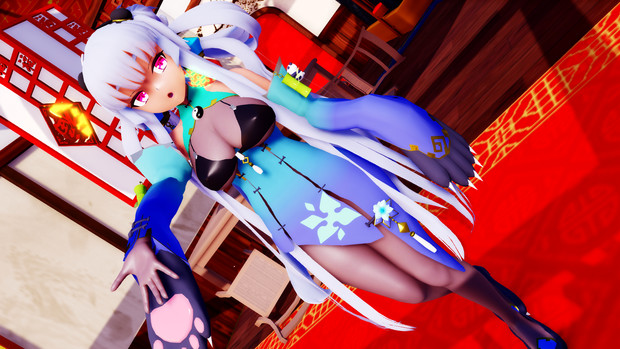 【MMD対魔忍】【カンフー娘】七瀬舞Ver1.00【モデル配布】