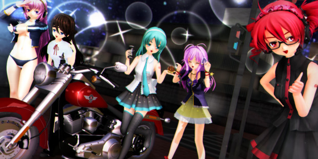 【らぶさんナイト】かっこいいバイクで 走っちゃうぜ！