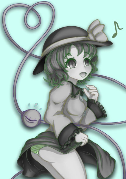 白黒こいしちゃん(*^-^*)