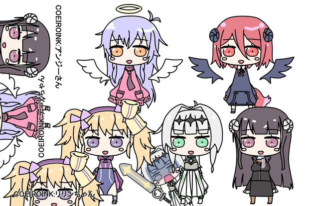 ちっちゃい立ち絵　Lusty*Kiss編