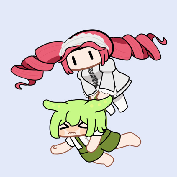 【GIF】ずんだもんを空輸する四国めたん