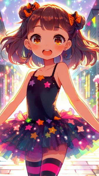 Halloween ／ trick or treat【AI】（左右パンプキン完全見切れ）