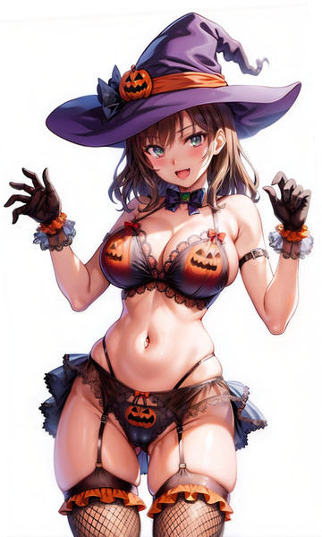 ハロウィンの魔女