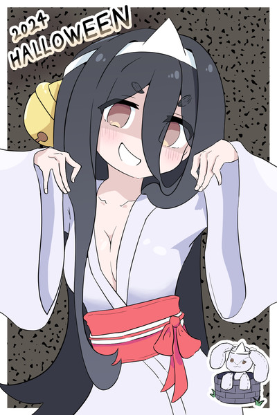 ノリノリで仮装してくれるうさぎさん♡