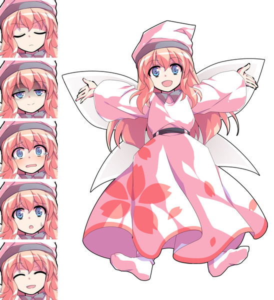 リリーホワイト天空璋ver立ち絵 表情差分