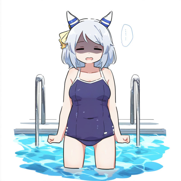 [Sexyだからこのままの体型でいいと主張するヒシミラクル]