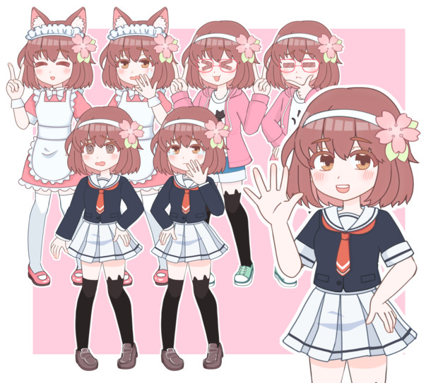 【立ち絵】萌岩まどか【二次創作】