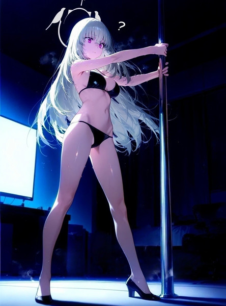 （ポール）ダンスの練習