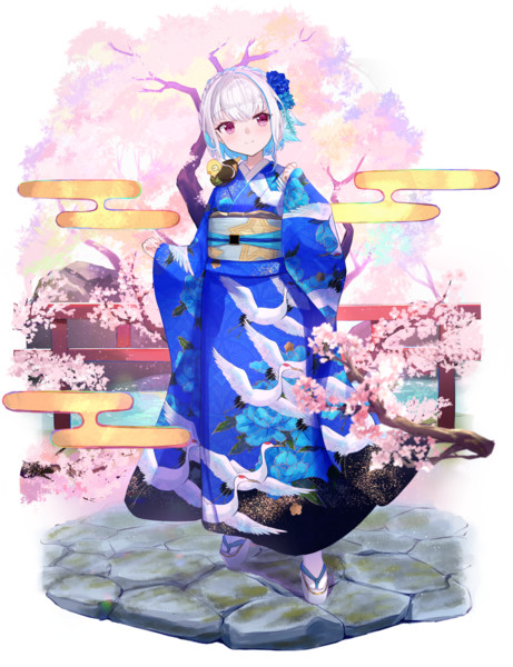 桜とリゼ様