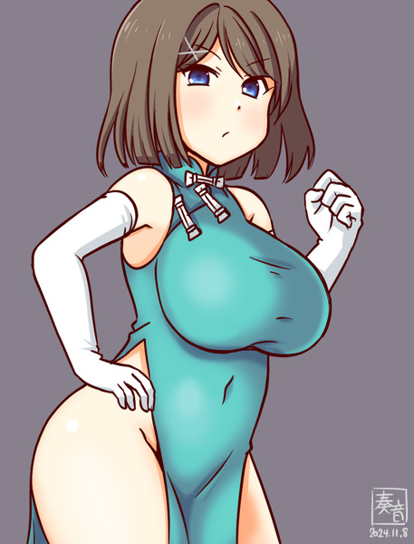 わんどろチャイナドレスの摩耶様