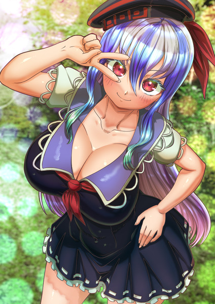 【東方Project】上白沢慧音さんピース【夏】