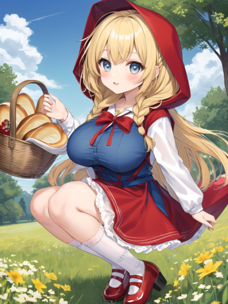 赤ずきん的な娘
