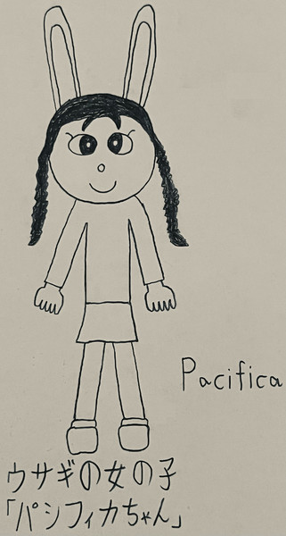 ウサギの女の子「パシフィカちゃん」