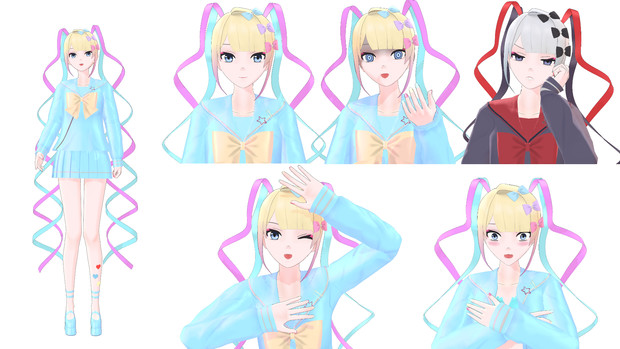 MMDニディガ】超絶最かわてんしちゃん【モデル配布】 / YU さん