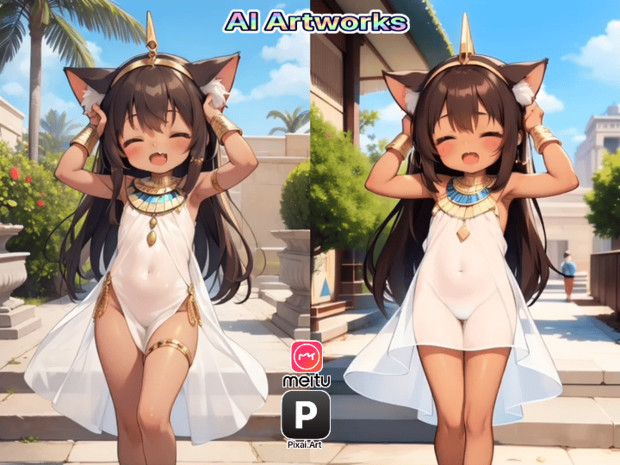 【AIイラスト】ロリファラオ