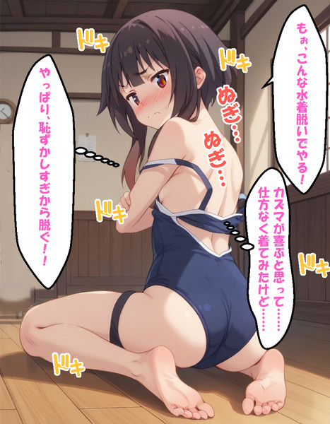 めぐみん、私だけスク水！？　その２
