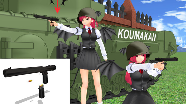 【MMDモデル配布あり】Welrod Mk.Ⅱ