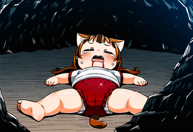 あんげぇぇぇえぇぇ！あたちのおまんちょうちとられちゃったにゅわああぁぁん！たちけてえぇぇぇえ！