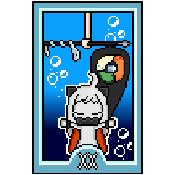 【ドット絵】邪眼姫タロット「20.審判」