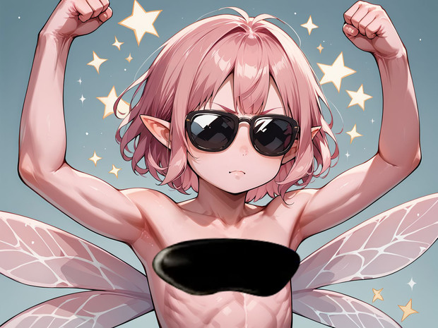 [AI]リトルフェアリー系ボディビルダー・エルヴァイラ