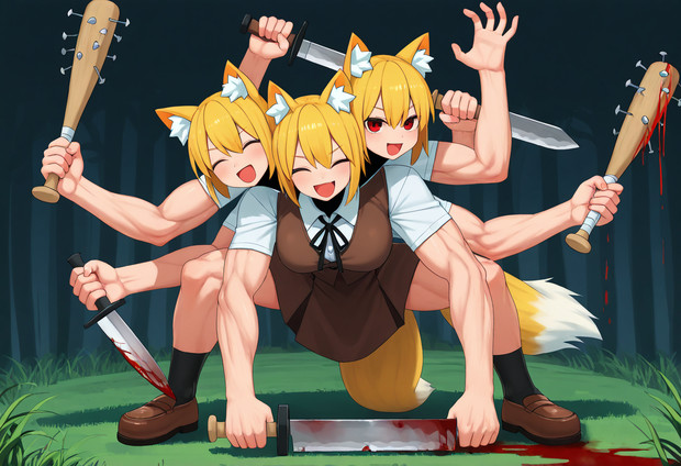 エンカするリランちゃん