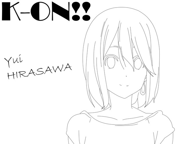 線画 けいおん 唯 小豆豆 さんのイラスト ニコニコ静画 イラスト