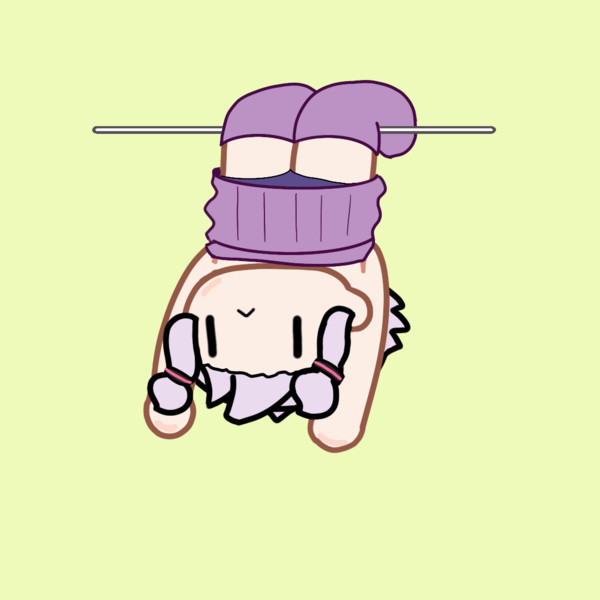 【GIF】ぶら下がる結月ゆかり