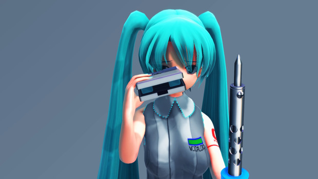 【MMD】アクセ配布オペラグラス？とはんだごて？