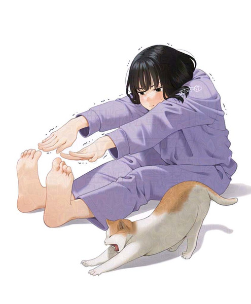 「とどかないぃ…！」