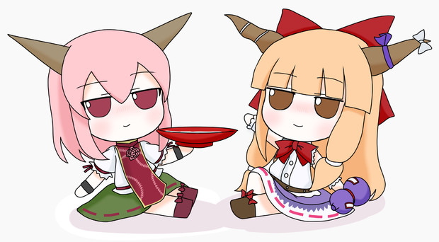 ふもふも華扇＆萃香