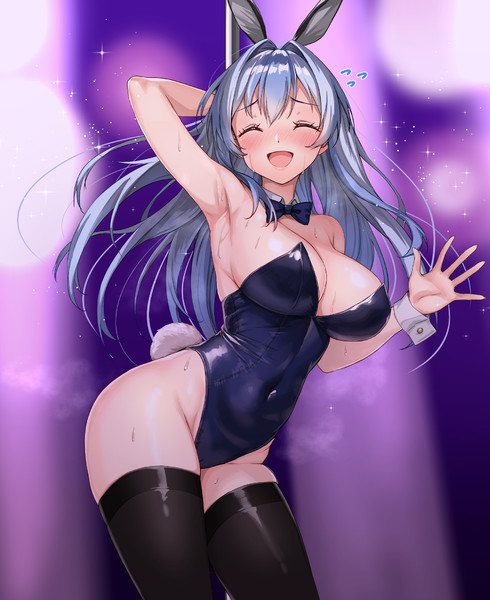 怪しいお店で働いてるバニー慧音先生②