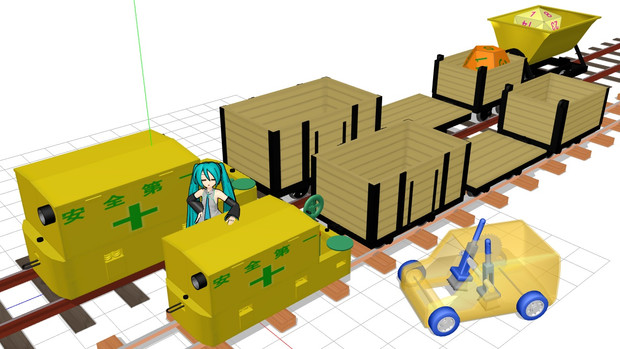 【モデル追加・更新】バッテリーナローロコ(っぽい何か)