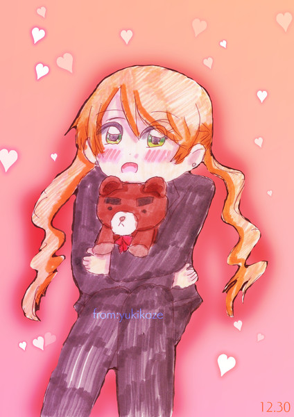 昭弘似のくまさんをぎゅーってしてやるラフタ