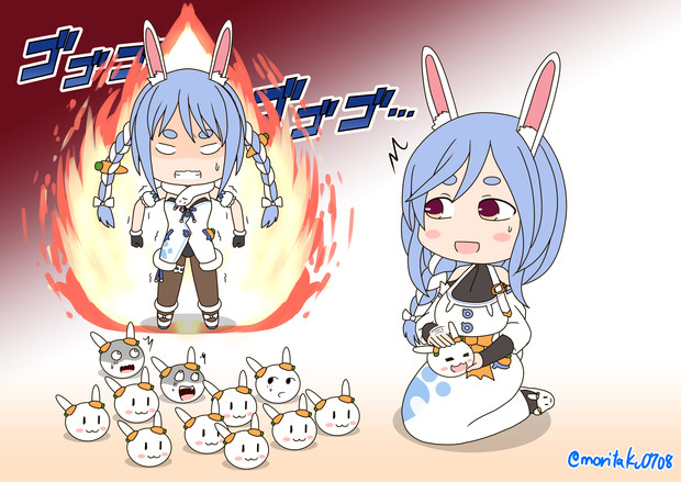 娘のいない間にリスナー達と戯れるぺこらマミー