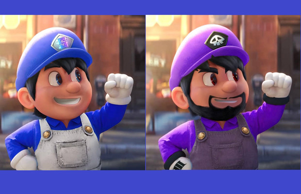 マリオ2023映画風　smg4とsmg3 2023 movie style