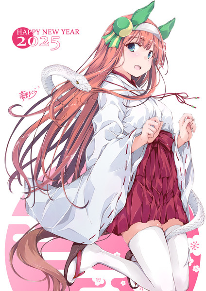 明けました！
