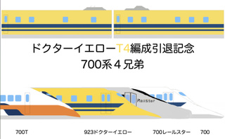 700系4兄弟
