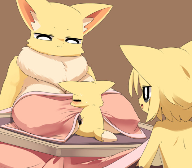 乳こたつ