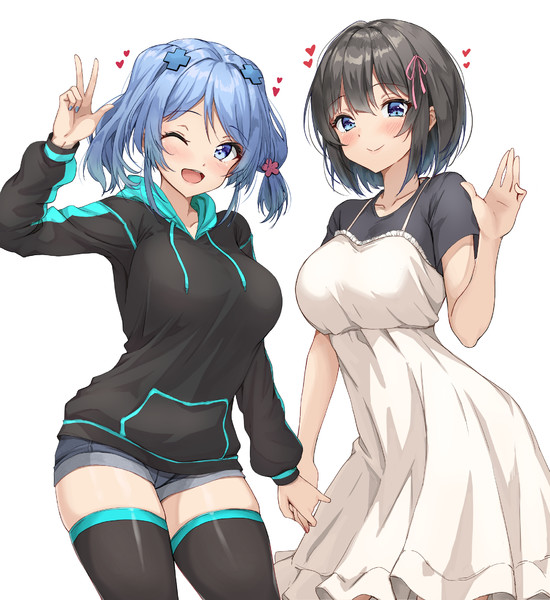 みもりうめ＆白衣ゆいさん　私服②