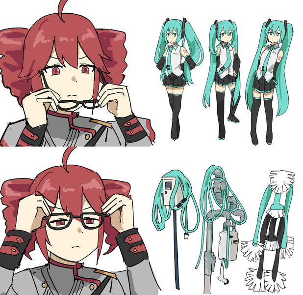 ミクに見える