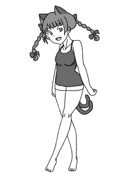 お燐ラフなかっこう