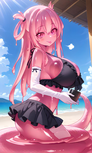 スライムラミア（ピンク）