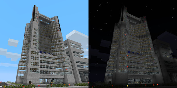 Minecraft ランドマークタワー ナイアリス さんのイラスト ニコニコ静画 イラスト