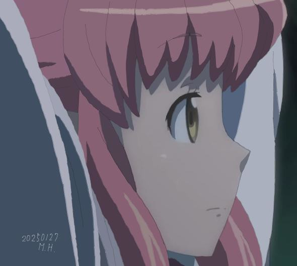 【2023.1.7以来で描いてみた】謎の美少女パート1その2（10話3:59:55スクショ）