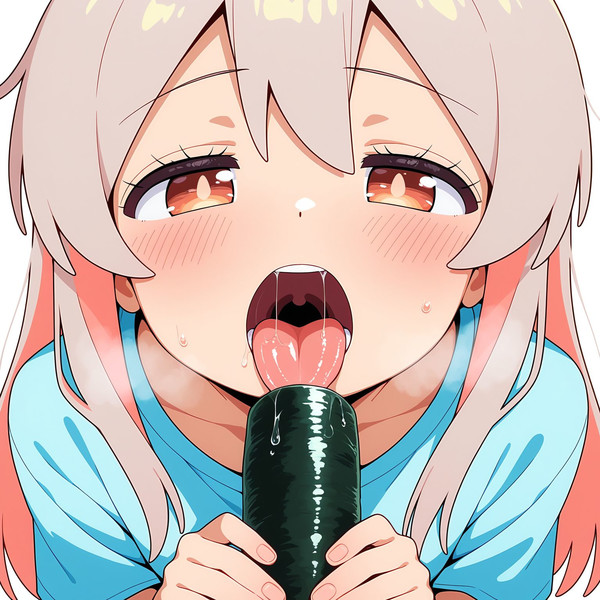 恵方巻を食べるまひろちゃん