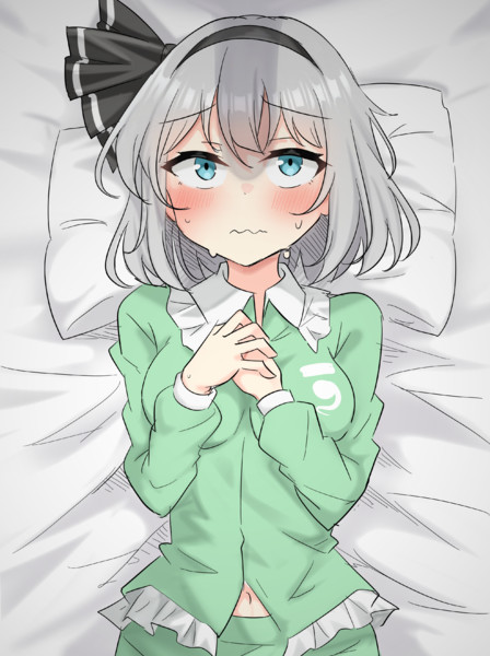 緊張で眠れない妖夢ちゃん