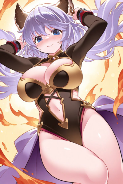 朱雀の力を纏ったサテュロスちゃん