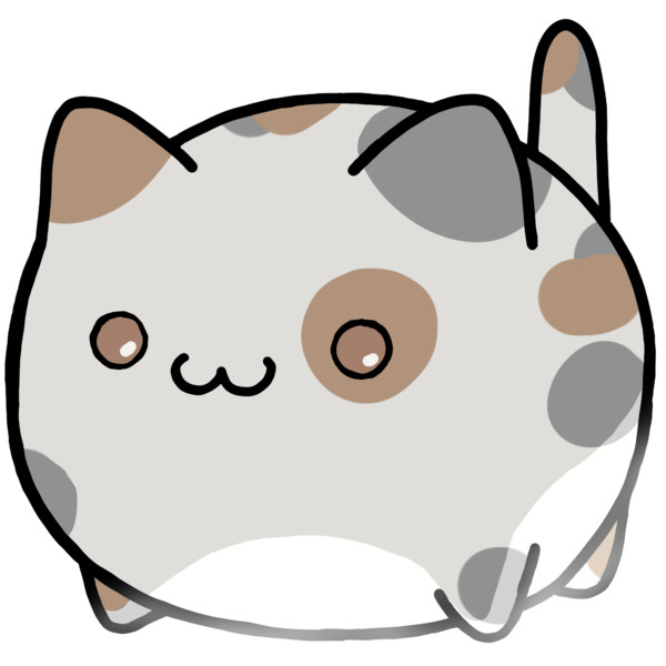 【素材】パステル三毛猫・マップ隠し・下からライティング【フリー素材処くらげや】